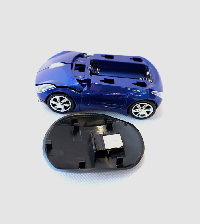 Not Necessity. 2.4GHz Wireless Blue 3D Sports Car Mouse with USB ...