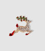 Picture of Rhinestone Deer Pin - Christmas Brooch | Deer Brooch | Deer Christmas Brooch