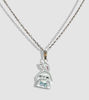 Picture of Cute Bunny Pendant Necklace – Silver-Tone Rabbit Charm Chain for Women & Kids