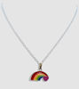 Picture of Rainbow Love Pendant Necklace – Colorful Charm Chain for Pride, LGBTQ+ & Everyday Style