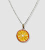 Picture of Orange Slice Pendant Necklace – Cute & Trendy Citrus Fruit Charm Jewelry