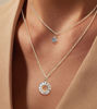 Picture of Golden Layered Necklace Set – Dainty & Elegant Crystal Pendant Jewelry