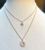 Picture of Golden Layered Necklace Set – Dainty & Elegant Crystal Pendant Jewelry