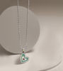 Picture of Triple Heart Pendant Necklace – Colorful Enamel Heart Charm