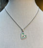 Picture of Triple Heart Pendant Necklace – Colorful Enamel Heart Charm